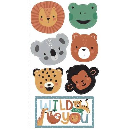 Alphabet Zoo Multi Wild About You 24" Panel