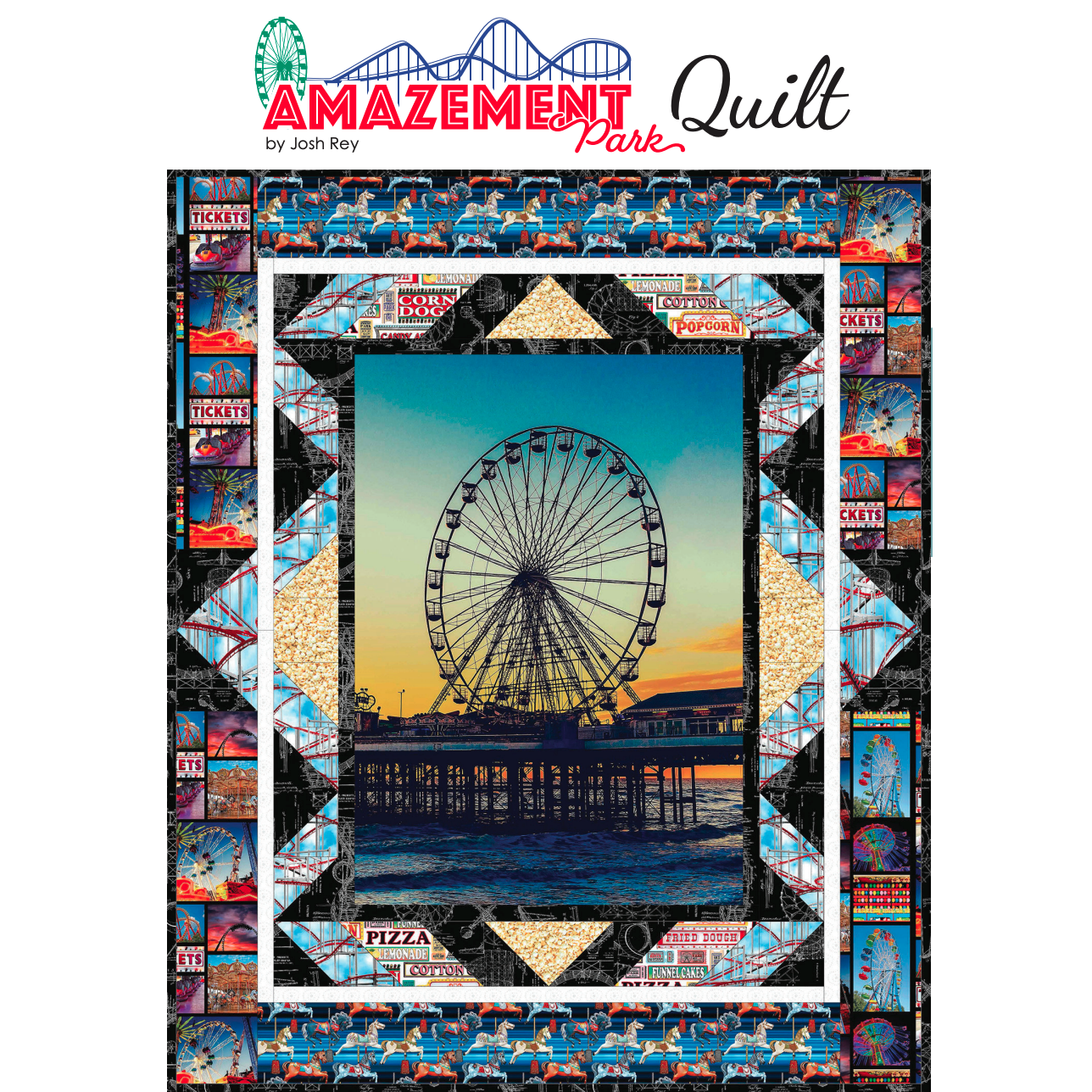 Amazement Park Quilt Pattern - Free Digital Download