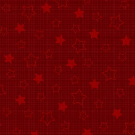 America The Beautiful Red Cross Hatched Star Blender Fabric-P & B Textiles-My Favorite Quilt Store