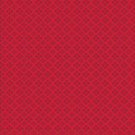 American Beauty Red Geo Fabric