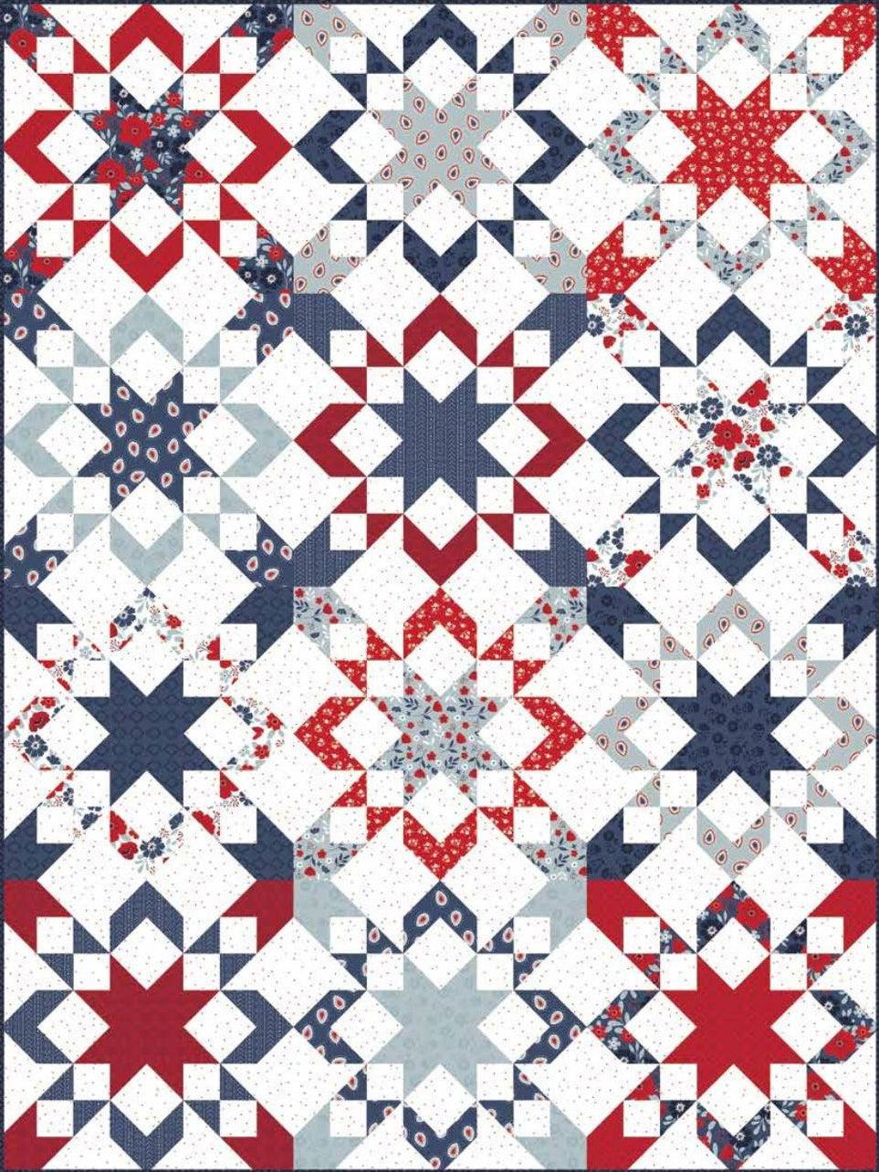 American Beauty Starly Quilt Kit-Riley Blake Fabrics-My Favorite Quilt Store