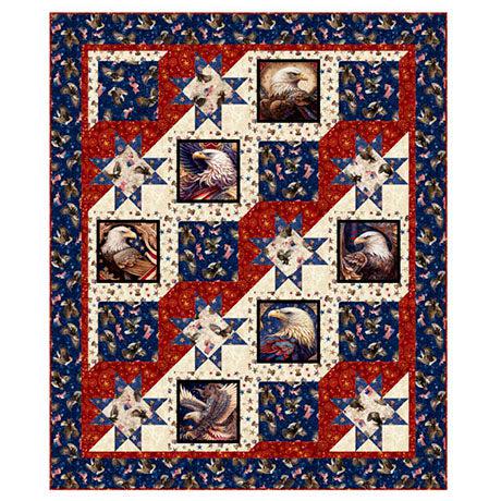 American Spirit Throw Quilt Kit