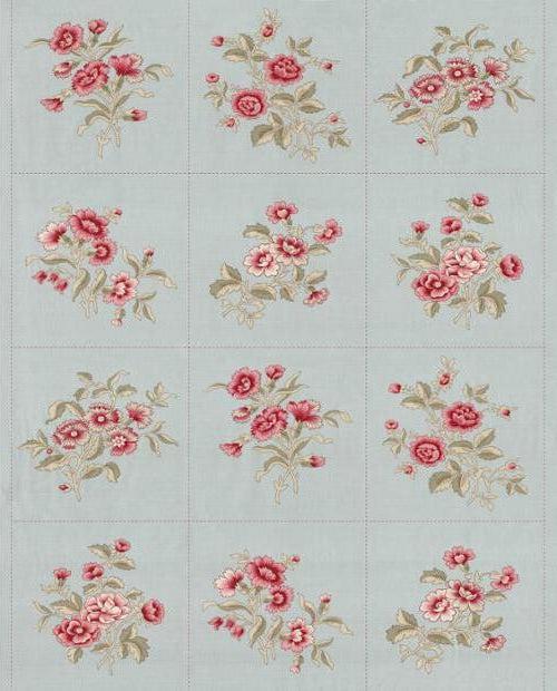 Antoinette Ciel Blue Floral 36" Panel-Moda Fabrics-My Favorite Quilt Store