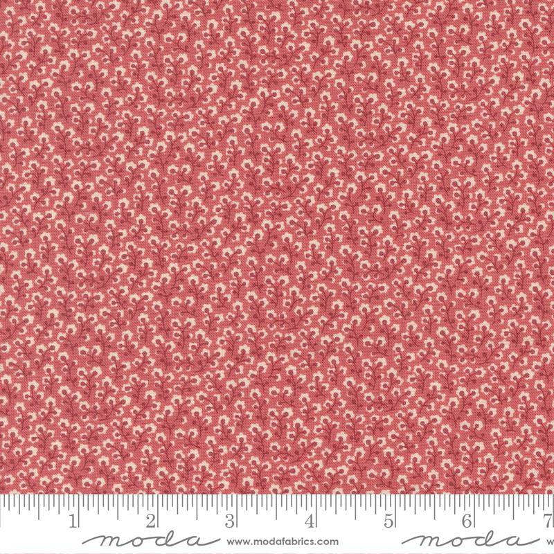 Antoinette Faded Red Dauphine Fabric-Moda Fabrics-My Favorite Quilt Store