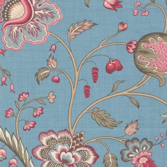 Antoinette French Blue Cecile Florals Fabric by French General - Moda  Fabrics