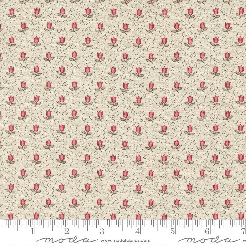 Antoinette Pearl Champagne Small Floral Fabric-Moda Fabrics-My Favorite Quilt Store