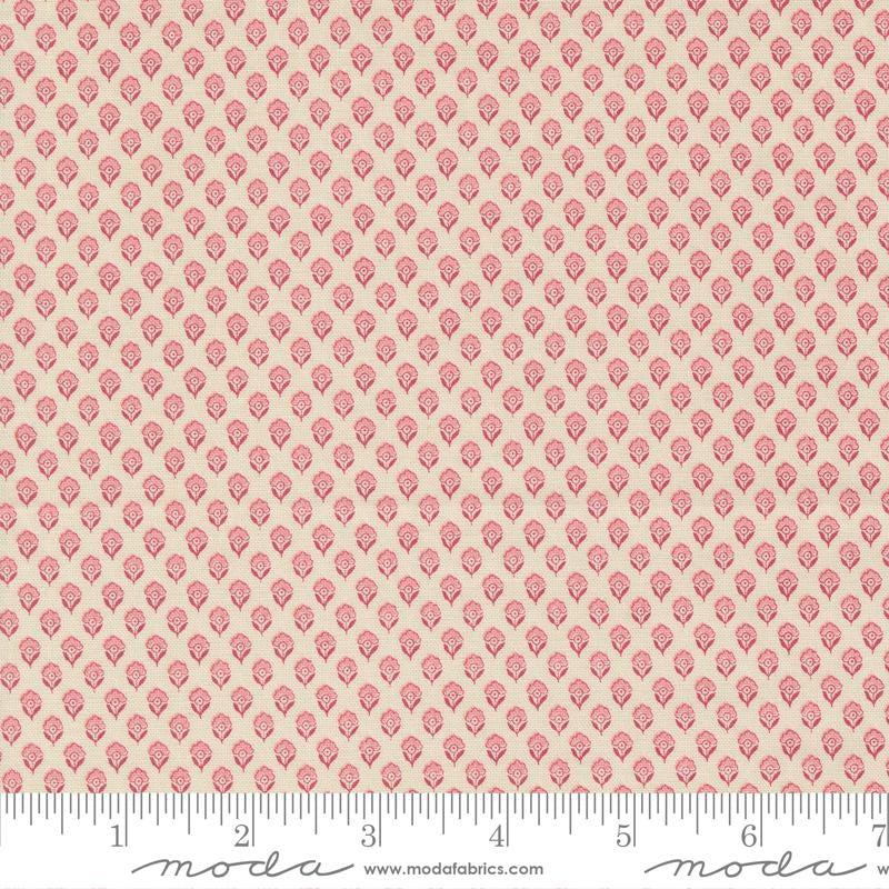 Antoinette Pearl Faded Red Adelaide Fabric-Moda Fabrics-My Favorite Quilt Store