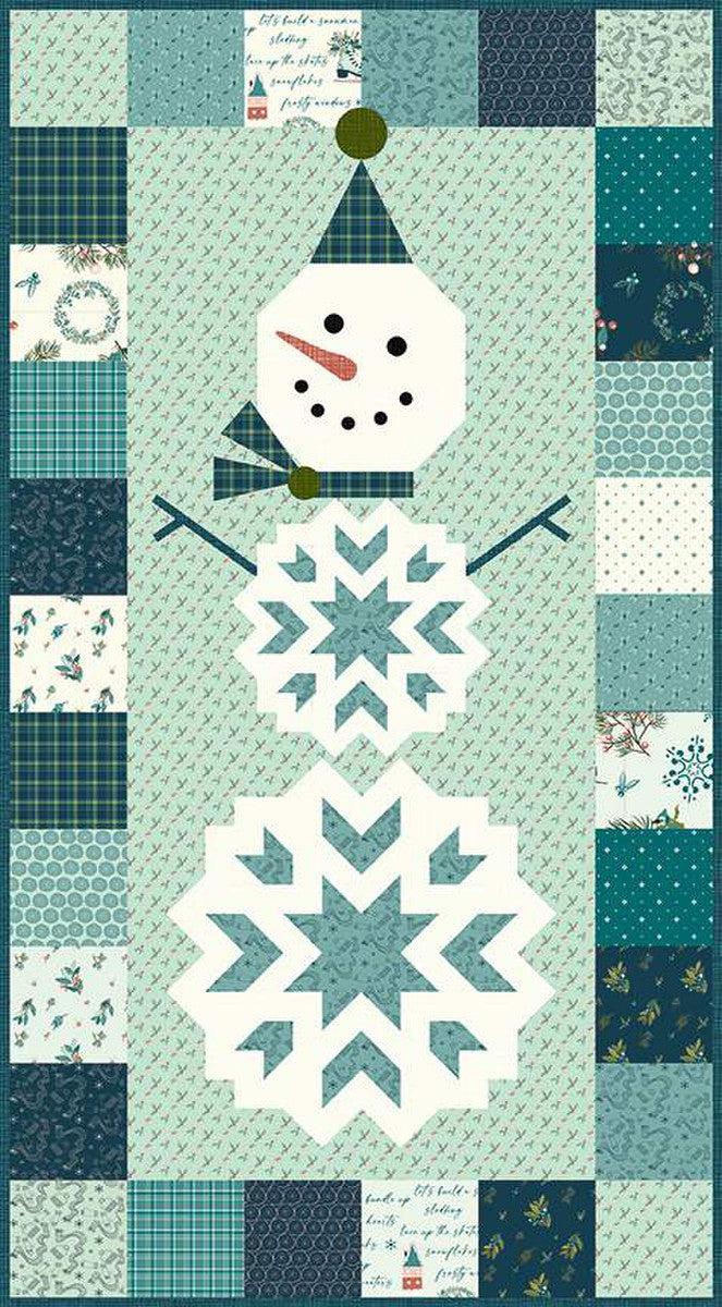 Arrival of Winter Frosty Wall Hanging Kit-Riley Blake Fabrics-My Favorite Quilt Store