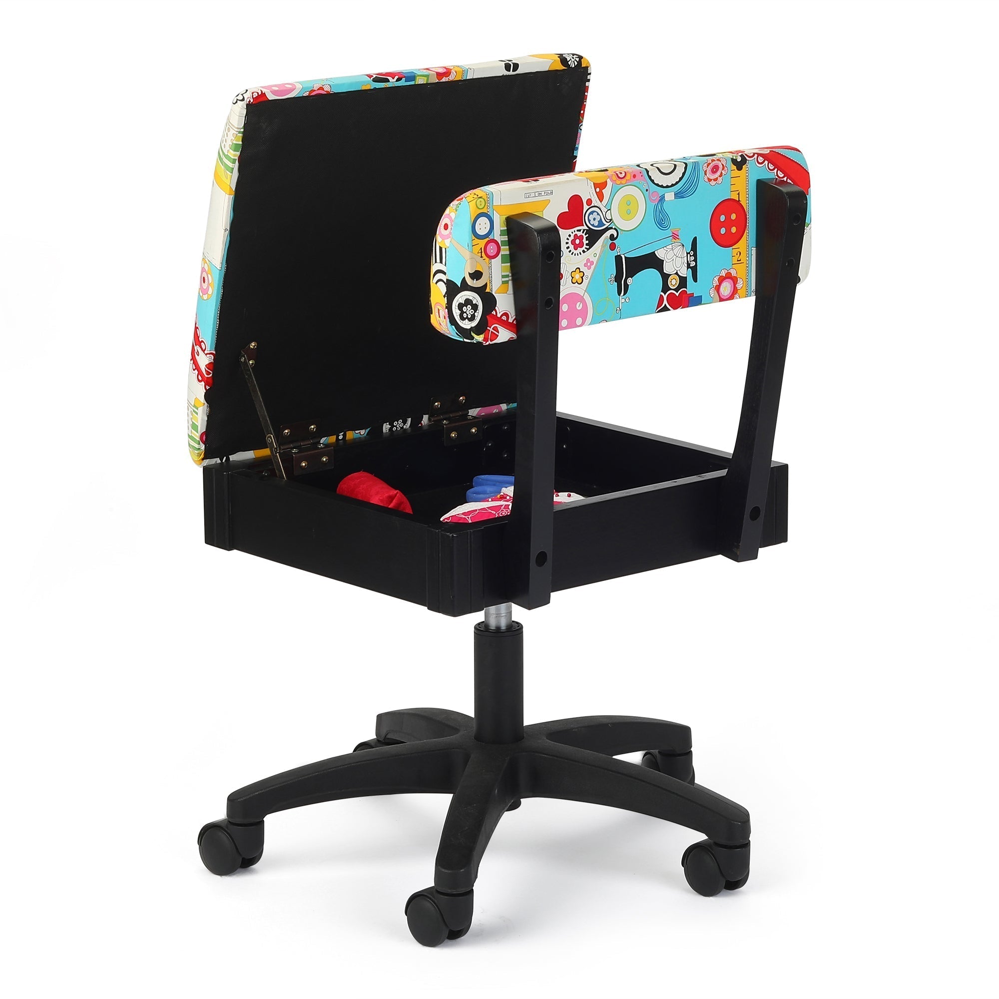 Arrow Height Adjustable Hydraulic Sewing Chair - Sew Wow-Arrow Classic Sewing Furniture-My Favorite Quilt Store