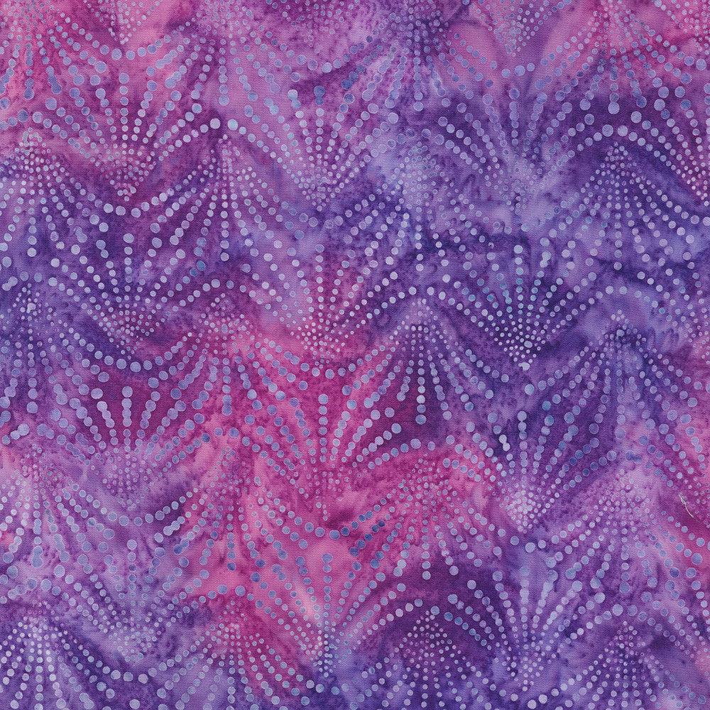 Artisan Batik Graceful Orchid Dots Fabric