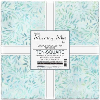 Artisan Batik Morning Mist 10" Layer Cake 42 pc.-Robert Kaufman-My Favorite Quilt Store