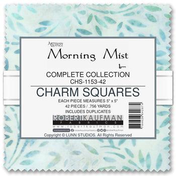 Artisan Batik Morning Mist 5" Charm 42 pc.-Robert Kaufman-My Favorite Quilt Store