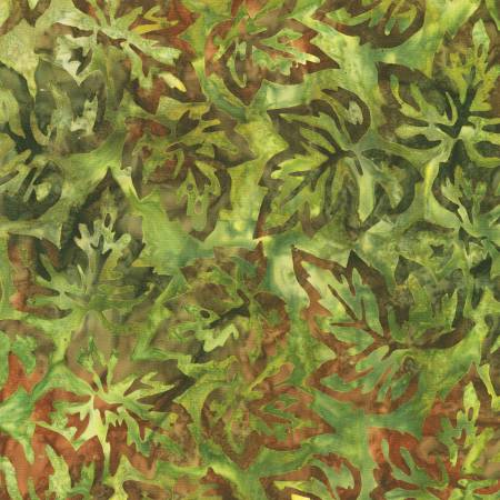 Artisan Batiks Autumn Skies Forest Leaves Batik Fabric