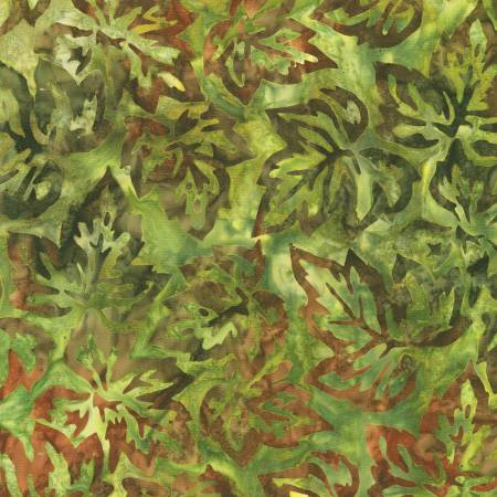 Artisan Batiks Autumn Skies Forest Leaves Batik Fabric-Robert Kaufman-My Favorite Quilt Store