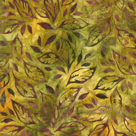 Artisan Batiks Autumn Skies Harvest Leaves Batik Fabric-Robert Kaufman-My Favorite Quilt Store