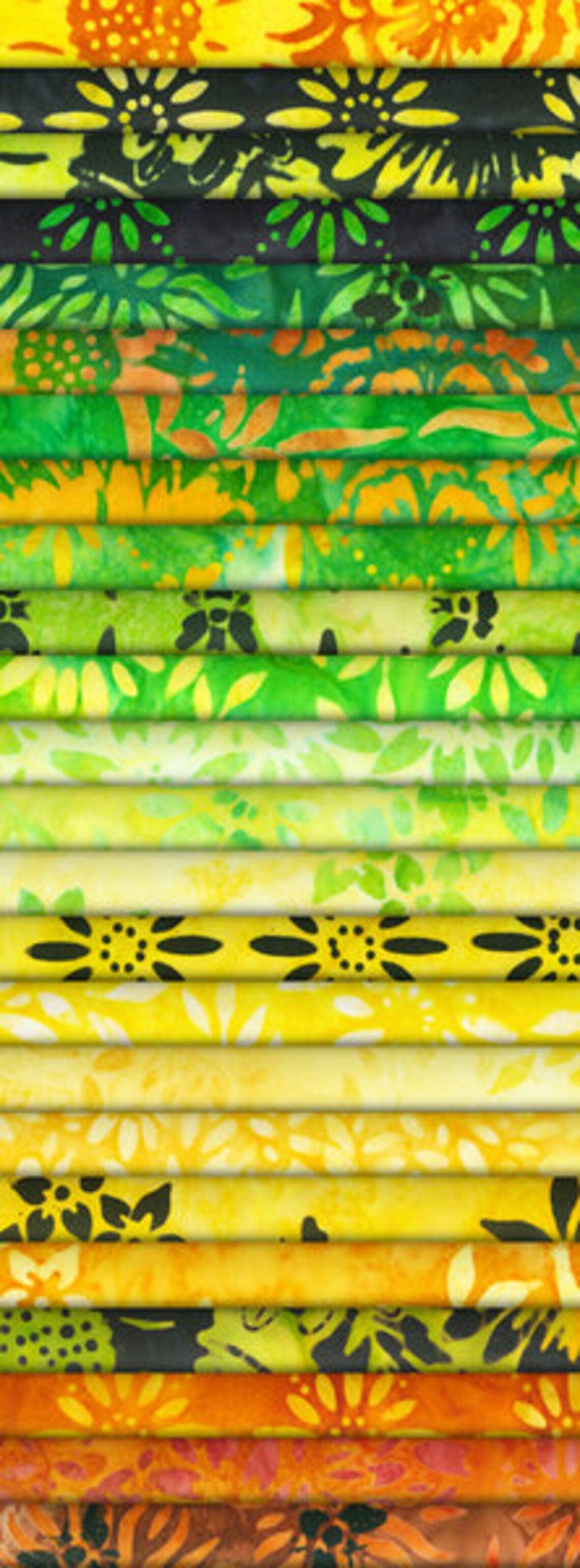 Artisan Batiks Bees and Flowers 5" Charm Pack-Robert Kaufman-My Favorite Quilt Store