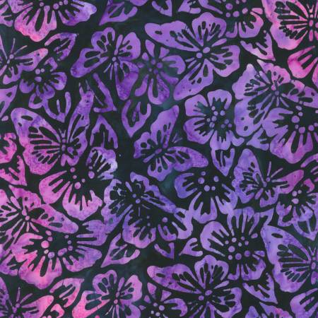 Artisan Batiks Butterfly Habitat Lilac Butterflies Batik Fabric-Robert Kaufman-My Favorite Quilt Store