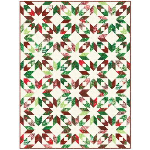 Artisan Batiks  Colors of Christmas Same Sky Quilt Kit