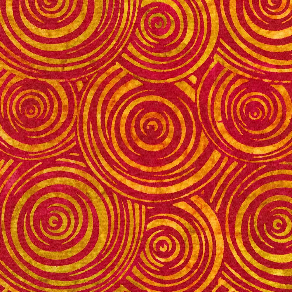 Artisan Batiks Energy Geos Flame Swirls Fabric