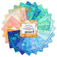 Artisan Batiks Seashore 5" Charm Pack-Robert Kaufman-My Favorite Quilt Store