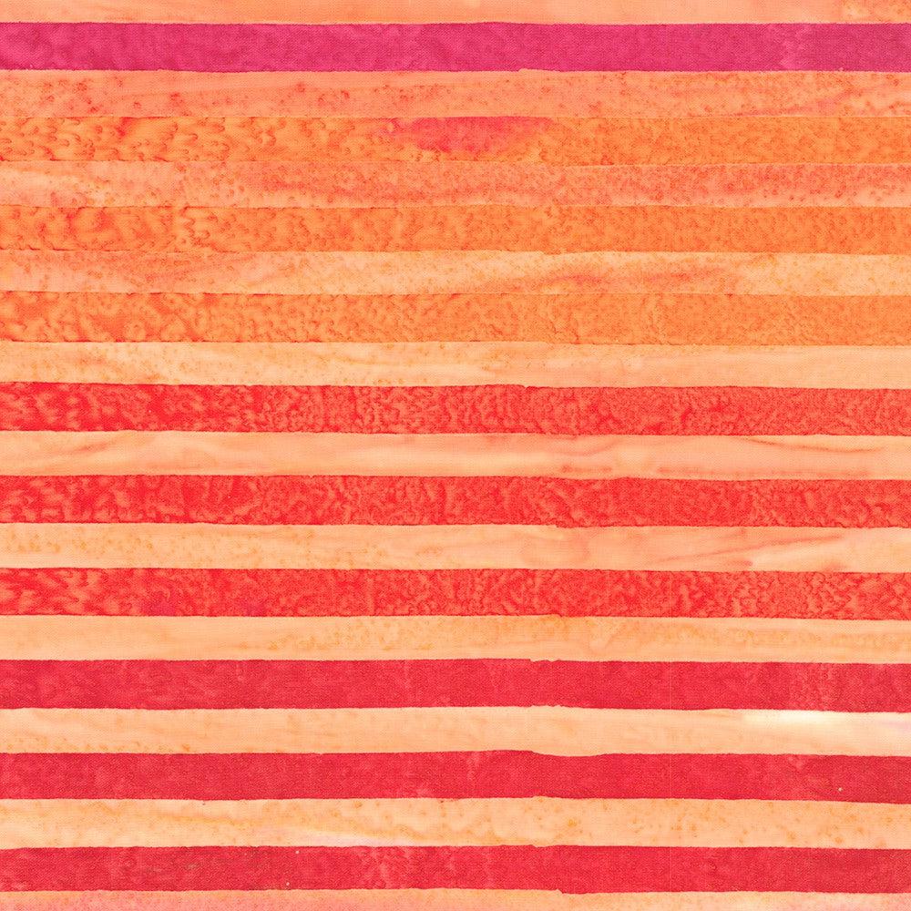 Artisan Batiks:World of Stripes Sunset Batik Fabric