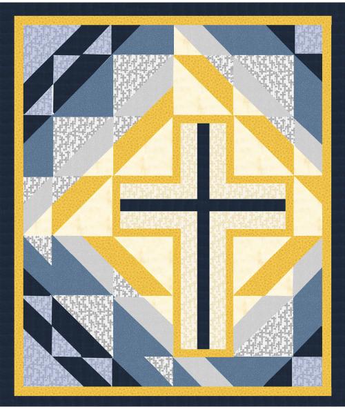 At the Cross Quilt Pattern - Free Digital Download-Windham Fabrics-My Favorite Quilt Store