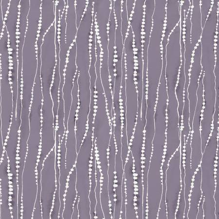 Au Naturel Purple Dotted Stripe Fabric