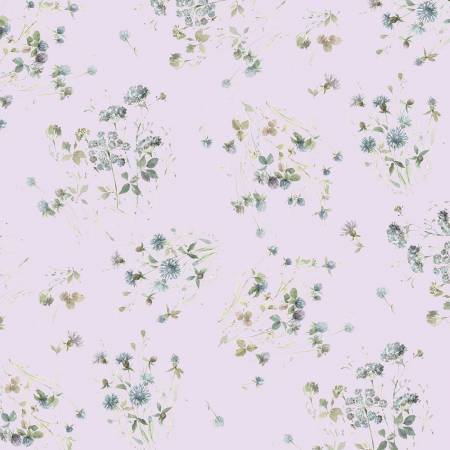 Au Naturel Purple Large Floral Fabric-Wilmington Prints-My Favorite Quilt Store