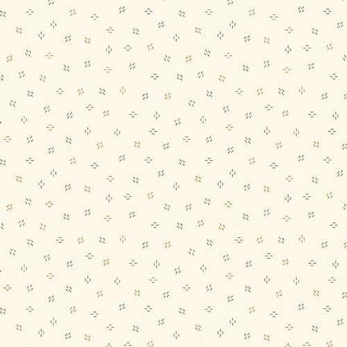 Autumn Farmhouse Cream Little Dashes Fabric-Henry Glass Fabrics-My Favorite Quilt Store