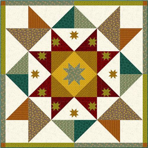 Autumn Farmhouse Morning Star Quilt Kit