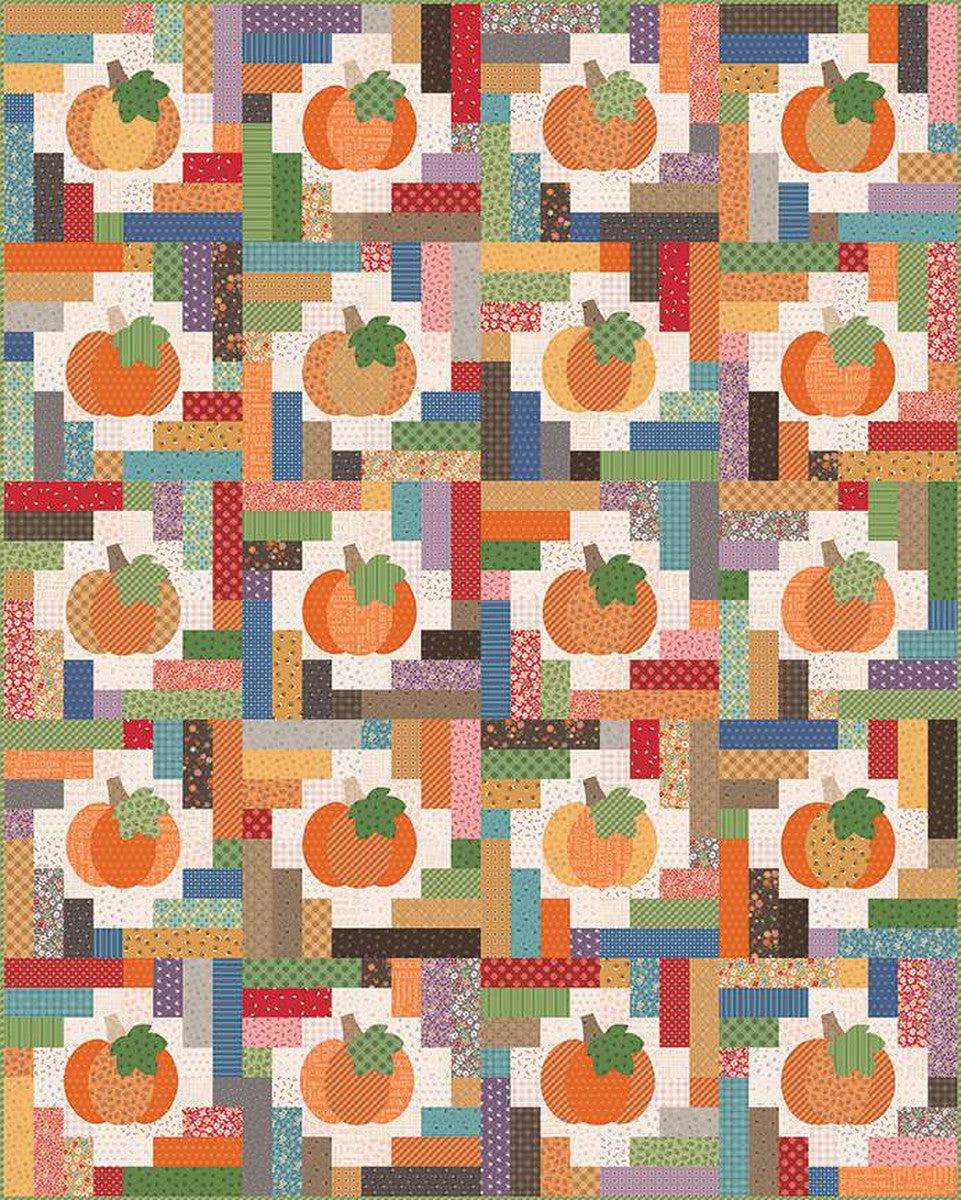 Autumn Pumpkin Seeds Quilt Kit-Riley Blake Fabrics-My Favorite Quilt Store