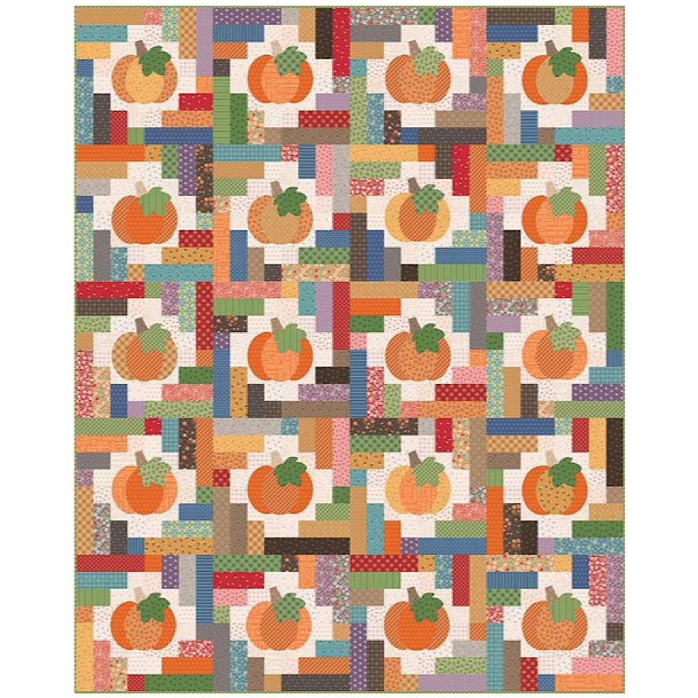 Autumn Pumpkin Seeds Quilt Kit-Riley Blake Fabrics-My Favorite Quilt Store