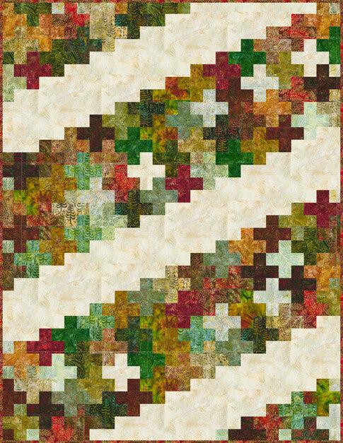 Autumn Trails Bridges Quilt Pattern - Free Pattern Download-Robert Kaufman-My Favorite Quilt Store