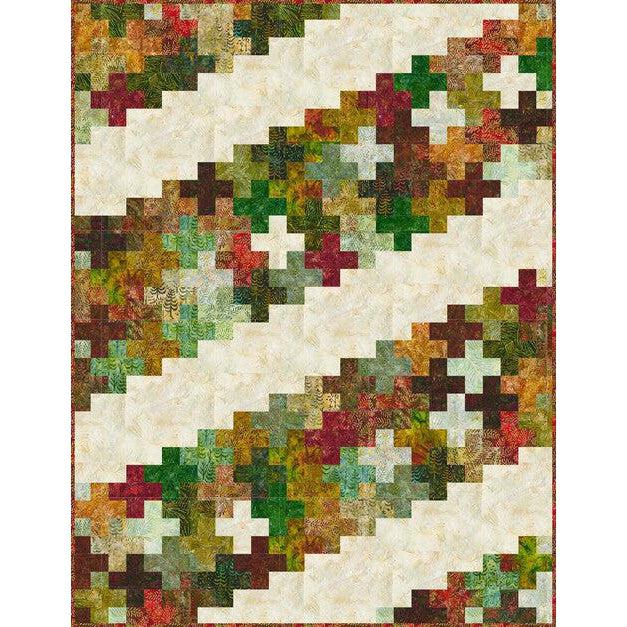 Autumn Trails Bridges Quilt Pattern - Free Pattern Download-Robert Kaufman-My Favorite Quilt Store