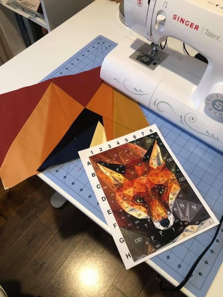 Autumn the Fox Quilt Kit-Legit Kits-My Favorite Quilt Store