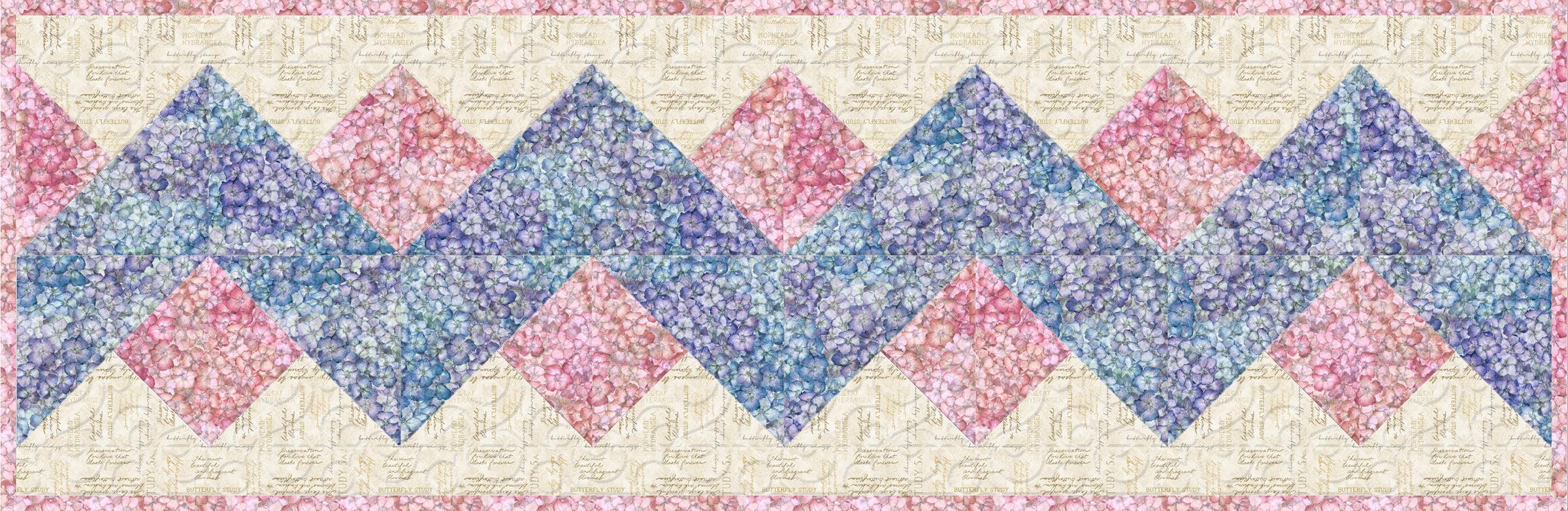 BASIC Runner #1 - Zig Zag Table Runner Project - Free Digital Download-Wilmington Prints-My Favorite Quilt Store