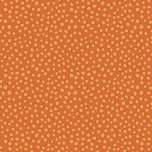 Backyard Bug Collector Orange Irregular Dots Fabric-Northcott Fabrics-My Favorite Quilt Store