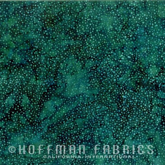 Bali Chops Viridian Bali Dots Batik Fabric-Hoffman Fabrics-My Favorite Quilt Store