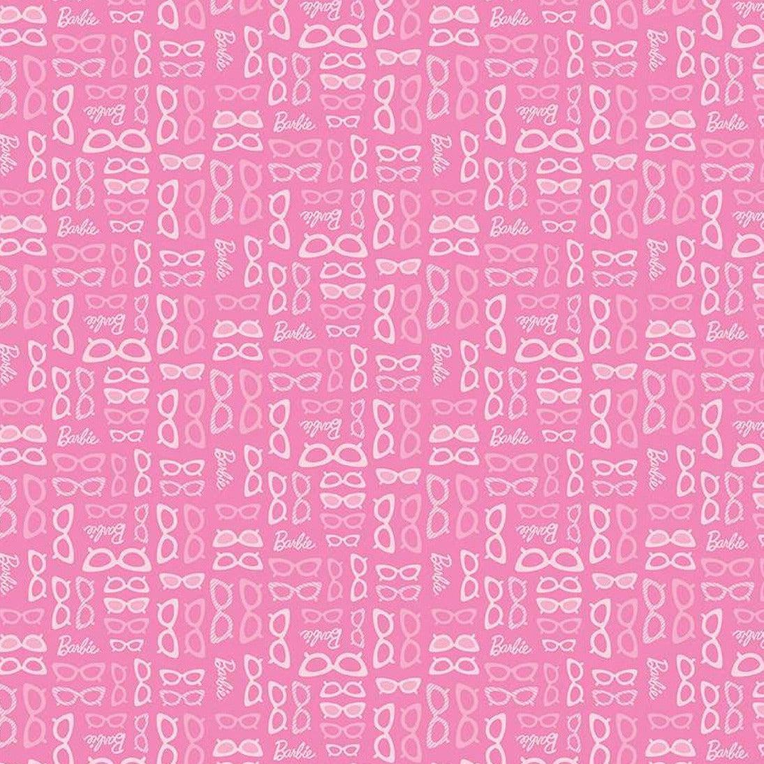 Barbie™ World Medium Pink Glasses Fabric-Riley Blake Fabrics-My Favorite Quilt Store