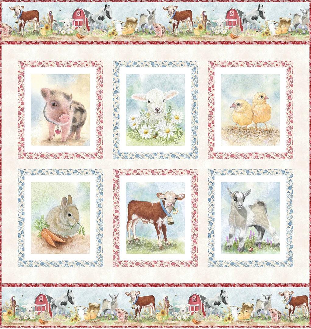 Barnyard Babies Quilt 1 Pattern - Free Digital Download-P & B Textiles-My Favorite Quilt Store