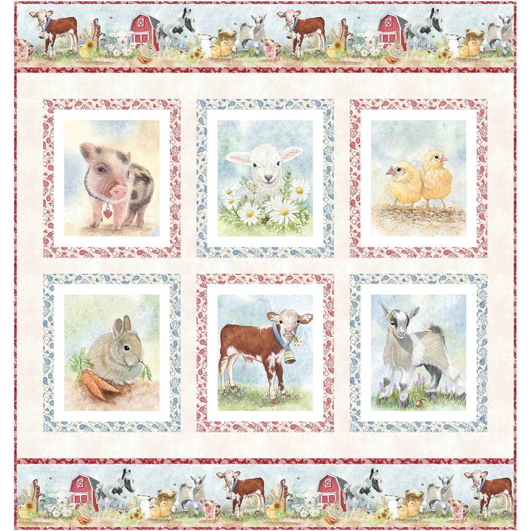 Barnyard Babies Quilt 1 Pattern - Free Digital Download