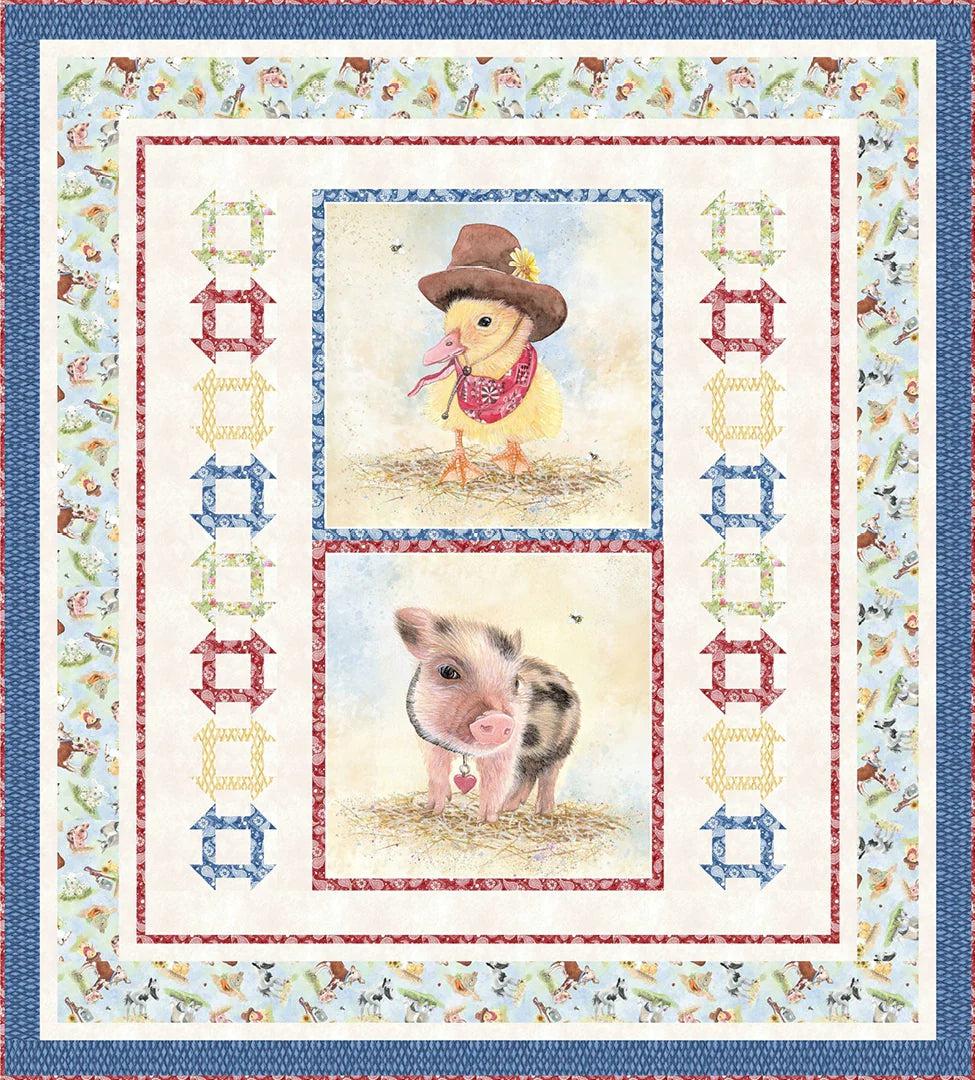 Barnyard Babies Quilt 2 Pattern - Free Digital Download-P & B Textiles-My Favorite Quilt Store