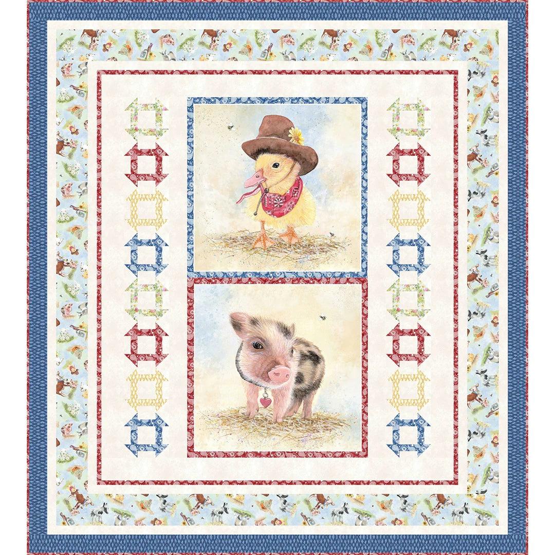 Barnyard Babies Quilt 2 Pattern - Free Digital Download-P & B Textiles-My Favorite Quilt Store