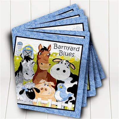 Barnyard Blues Susybee Baby Quilt Panel – Quilting Fabric Supplier