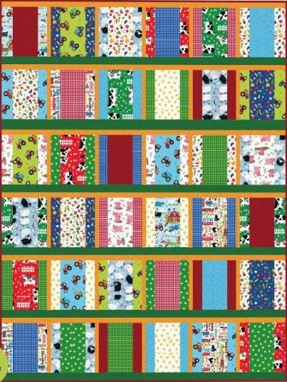 Barnyard Rules Candy Land Quilt Kit-Benartex Fabrics-My Favorite Quilt Store