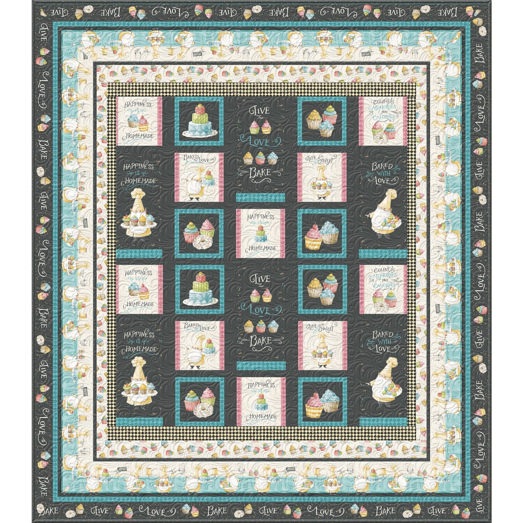 Basic Extra Large Throw 6 Quilt Pattern - Free Digital Download-Wilmington Prints-My Favorite Quilt Store