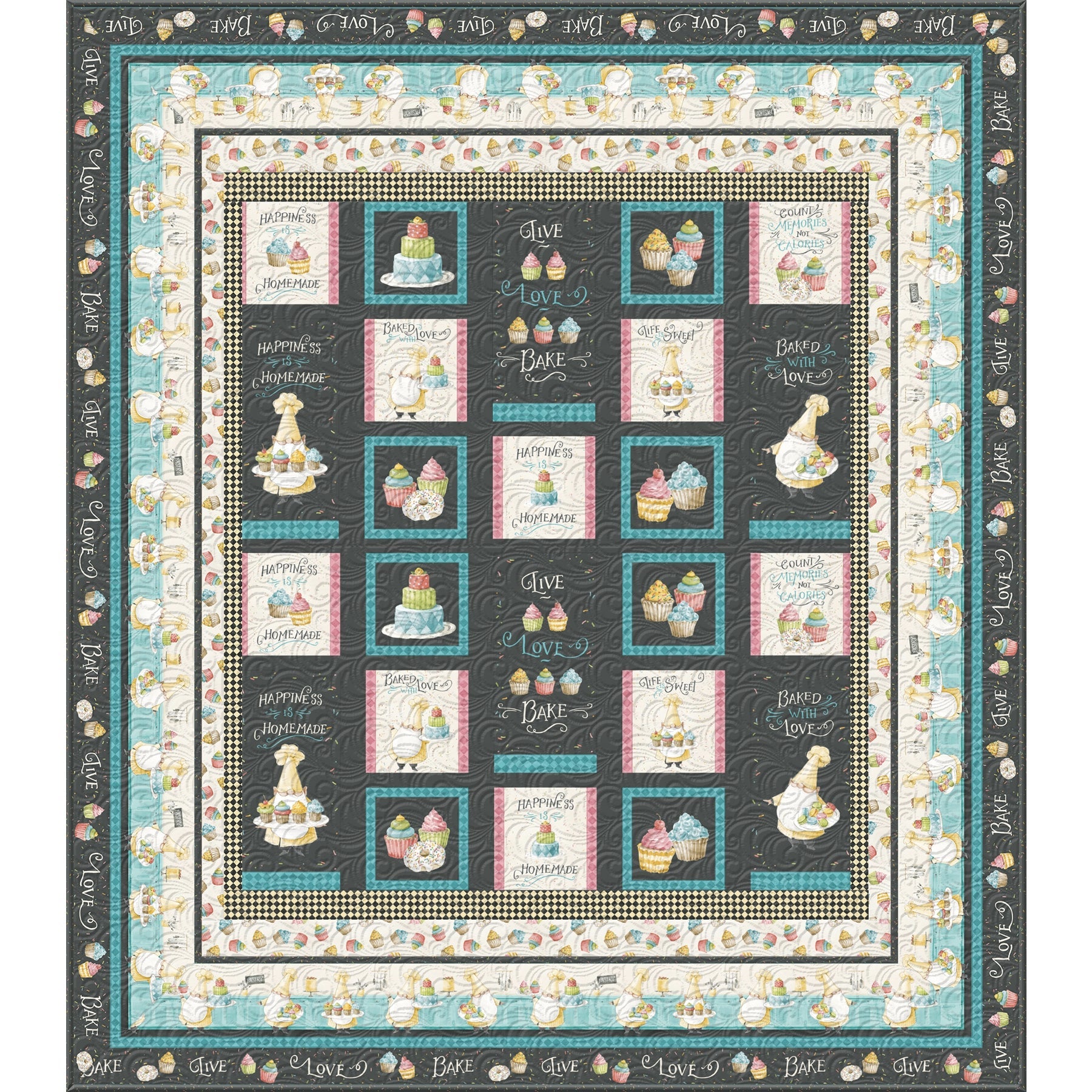 Basic Extra Large Throw 6 Quilt Pattern - Free Digital Download