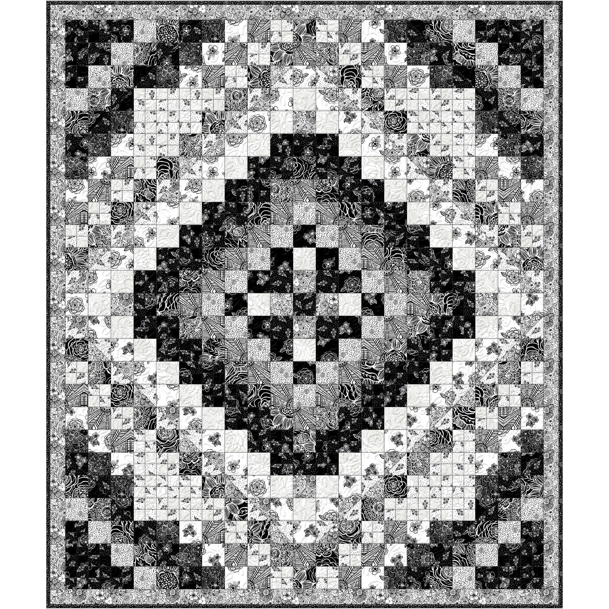 Basic Extra Large Throw Quilt 3 Pattern - Free Digital Download-Wilmington Prints-My Favorite Quilt Store