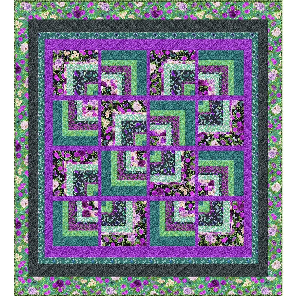 Basic Full Queen Quilt 1 - Free Digital Download-Wilmington Prints-My Favorite Quilt Store