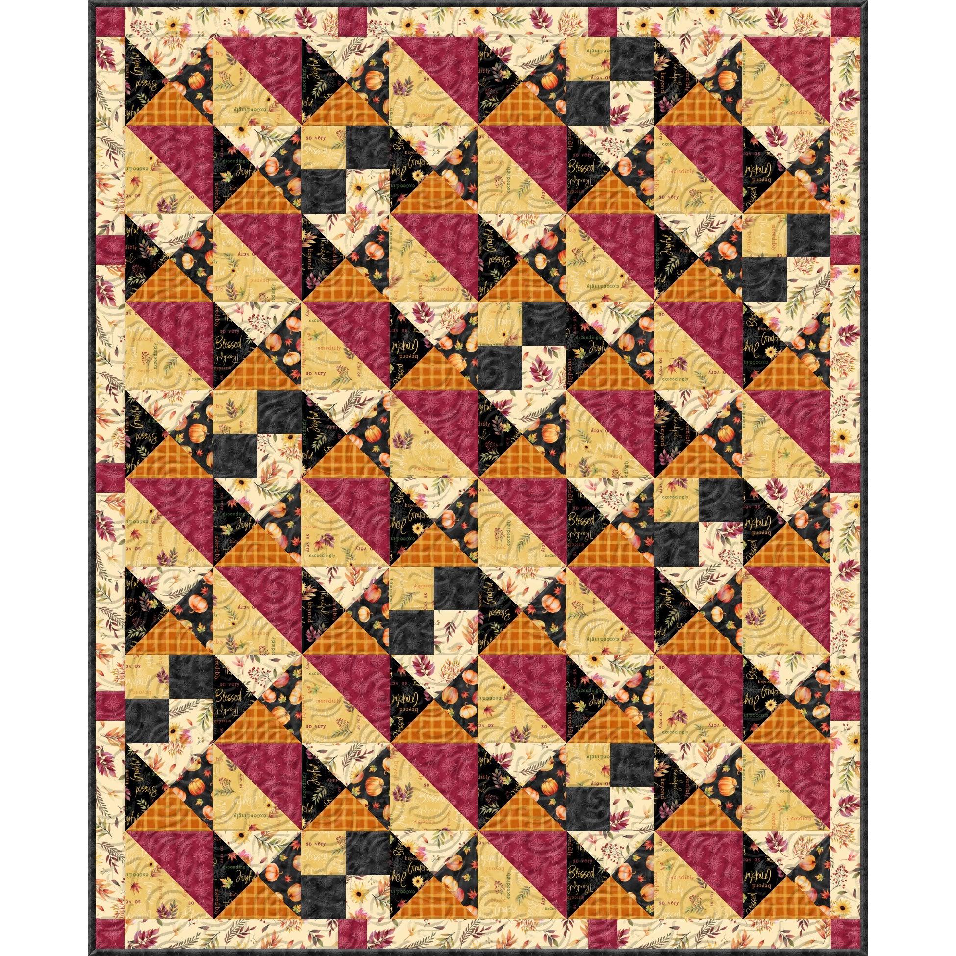 Basic Medium Throw Quilt #12 - Free Digital Download-Wilmington Prints-My Favorite Quilt Store